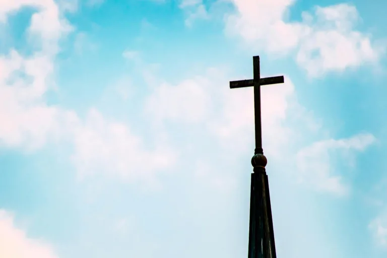 silhouette of cross