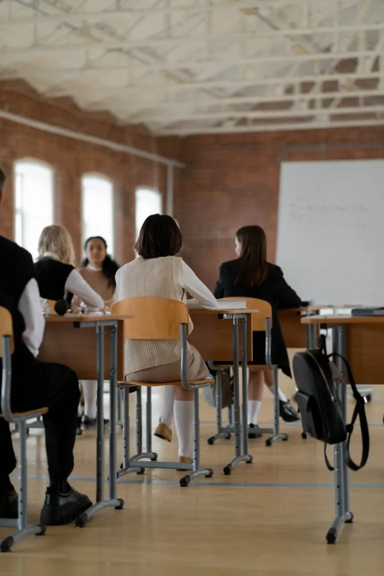 people sitting in the classroom